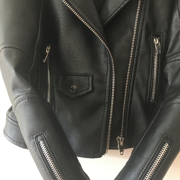 SOLD Blank NYC Easy Rider Faux Leather Moto Jacket - Picture 6 of 8